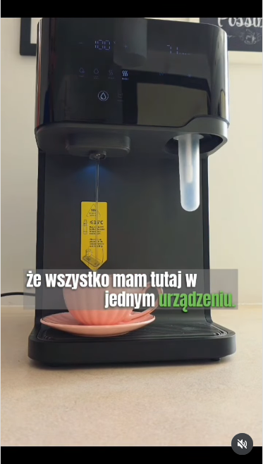 Jedno urządzenie zamiast czajnika, dystrybutora, filtra i saturatora.